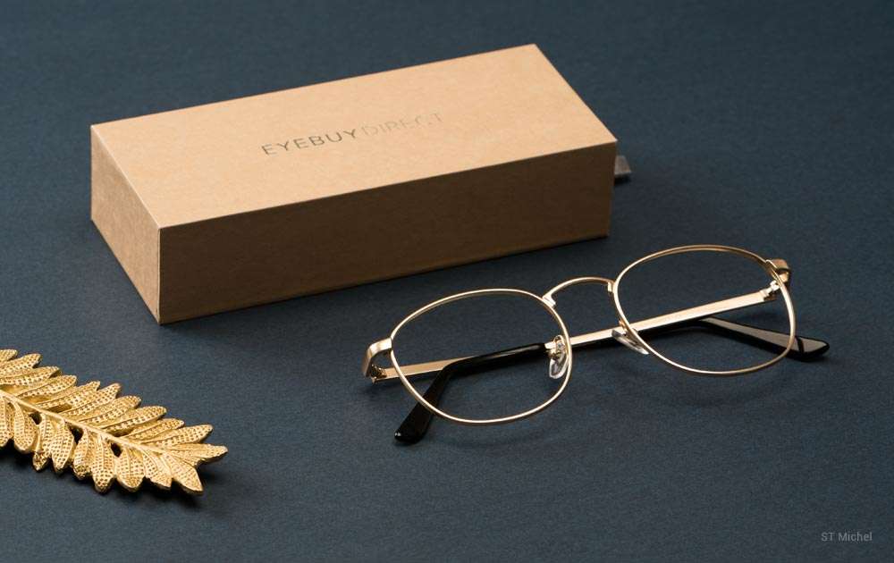 men's oversized glasses - metal