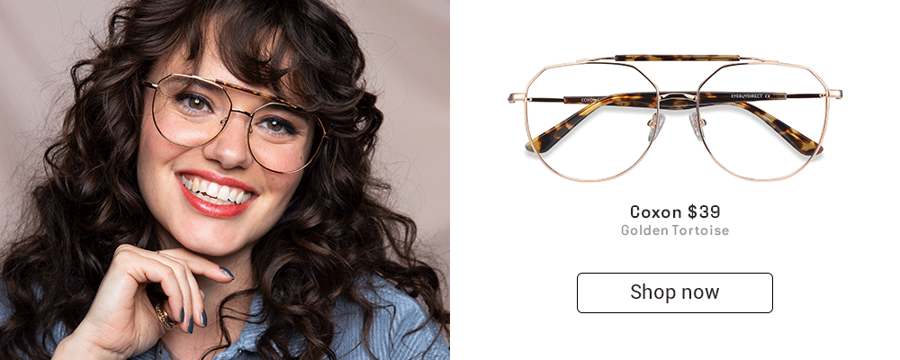 Acacia wearing Coxon in gold